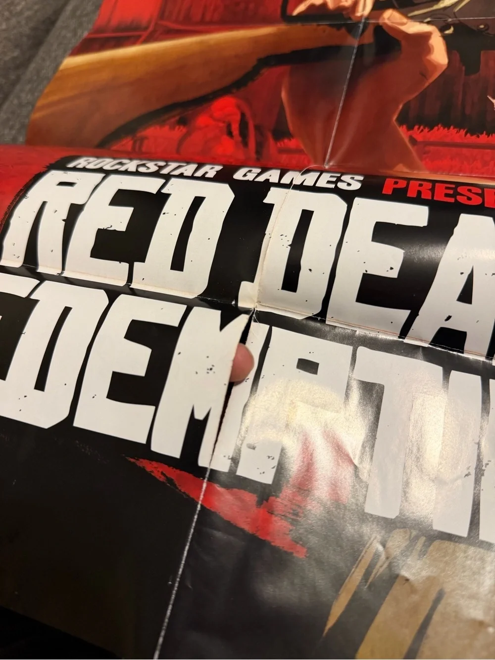 Red Dead Redemption Double-Sided MAP And Poster ONLY